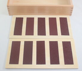 モンテッソーリ　触覚板セット　Montessori Tactile Plate Set 知育玩具