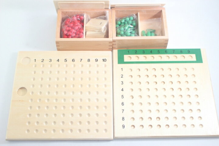 楽天市場】モンテッソーリ 掛け算板 割り算板 セット Montessori 