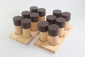 モンテッソーリ　嗅覚筒　♪木製♪　Montessori Smelling Bottles 知育玩具