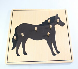 �����e�b�\�[���@�n�p�Y���@Montessori Horse Puzzle �m��ߋ�