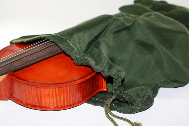 シルク100％　バイオリン・ビオラ・バッグ　♪日本製♪保護袋 | バイオリンJP