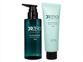 ドクターゼロ クリアゲイン・クラリファイングシャンプー300ml1本+トリートメント(男性用)220g1本 (DRZERO)Cleargain Clarifying Shampoo300ml+(DRZERO)Cleargain Clarifying Treatment220g(Men)