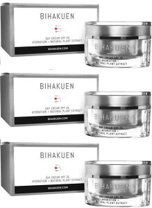 rnNG fCN[ SPF30 50g [}g] ×3 BIHAKUEN Day Cream SPF30 Made in USA