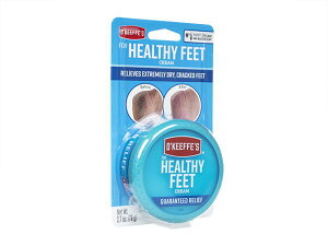 IL[tX forHealthyFeettbgN[76g 1{ O'Keeffe's (Okeefees) HealthyFeet Made in USAl