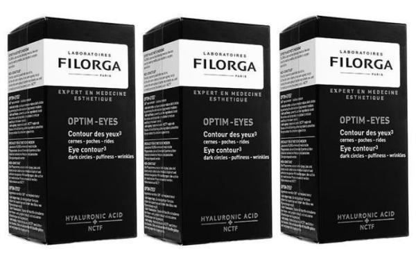 フィロルガ オプティムアイズ・アイコンター3クリーム15ml×3箱 (Filorga) Optim-Eyes Eye Contour Cream 使用期限：2022年12月 アイクリーム・ジェル
