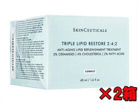 スキンシューティカルズ トリプルリピッドリストア2：4：2_48ml[ヤマト便] 2箱 (SkinCeuticals) Triple Lipid Restore 2：4：2※使用期限：2025年6月