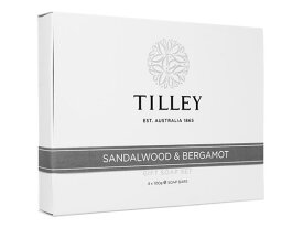 (Tilley)サンダルウッドとベルガモットソープ100g4個 [ヤマト便] ×2箱 (Tilley) Sandalwood & Bergamot Soap