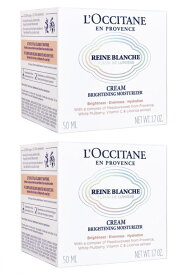 ロクシタン レーヌブランシュブライトニングモイスチャライザークリーム50ml [ヤマト便] 2箱 (Loccitane) Reine Blanche Brightening Moisturizer Cream 日本名で「レーヌブランシュブライトモイスチャージェルクリーム」