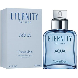 カルバンクライン エタニティ アクア フォーメン EDT オーデトワレ SP 200ml CALVIN KLEIN ETERNITY FOR MEN AQUA EAU DE TOILETTE SPRAY CK