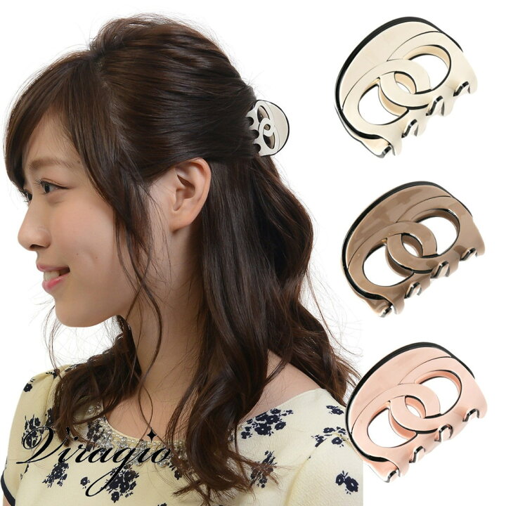 楽天市場 ヘアクリップ ミニ バンスクリップ シンプル ヘアアクセサリー 髪留め クリップ バンス 髪飾り 人気 ブランド 結婚式 ギフト 送料無料 Vi 0665 Viragio