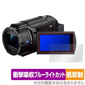 SONY デジタルビデオカメラ ハンディカム FDR-AX45A 保護 フィルム OverLay Absorber 低反射 衝撃吸収 反射防止 ブルーライトカット 抗菌