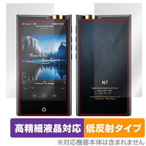 Cayin N7 DAP 表面 背面 フィルム OverLay Plus Lite コペック カイン N7 DAP 表面・背面セット 高精細液晶対応 アンチグレア 反射防止