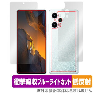 Xiaomi POCO F5 �\�� �w�� �t�B���� OverLay Absorber �ᔽ�� �V���I�~�[ �X�}�z �|�R �\�ʁE�w�ʃZ�b�g �Ռ��z�� ���˖h�~ �R��