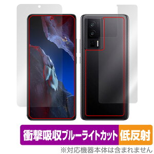 Xiaomi POCO F5 Pro �\�� �w�� �t�B���� OverLay Absorber �ᔽ�� �V���I�~�[ �|�R �\�ʁE�w�ʃZ�b�g �Ռ��z�� ���˖h�~ �R��