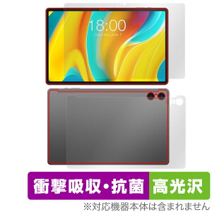 Teclast T50 Pro �\�� �w�� �t�B���� OverLay Absorber ������ for �e�N���X�g T50 �v�� �^�u���b�g �\�ʁE�w�ʃZ�b�g �Ռ��z�� �R��