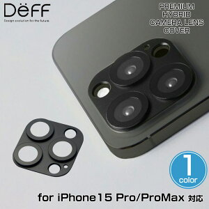 iPhone15 Pro/ProMax �p �J���������Y�J�o�[ PREMIUM HYBRID CAMERA LENS COVER for iPhone for �A�C�t�H�[�� 15Pro/Pro Max Deff �f�B�[�t