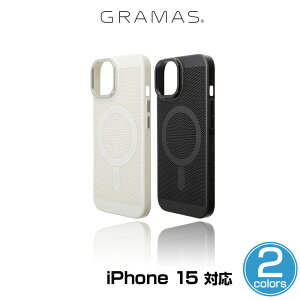 iPhone15 �w�ʌ^�X�����P�[�X GRAMAS COLORS Mag Mesh �E���g���X�����P�[�X for �A�C�t�H�[�� 15 �O���}�X MagSafe�Ή� �ϏՌ�