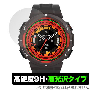 Amazfit Active Edge ی tB OverLay 9H Brilliant A}YtBbg X}[gEHb`pیtB 9H dx  
