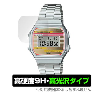 CASIO Collection STANDARD A168WE ی tB OverLay 9H Brilliant for JVI RNV X^_[h 9H dx  