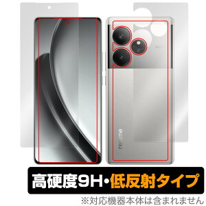 realme GT6 (�O���[�o����/RMX3851) �\�� �w�� �t�B���� OverLay 9H Plus for ���A���~�[ �\�ʁE�w�ʃZ�b�g 9H ���d�x ���˖h�~