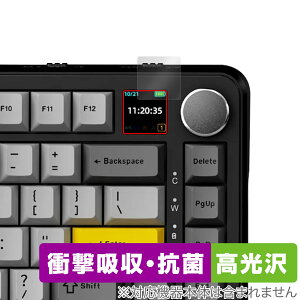 AJAZZ ���J�j�J���L�[�{�[�h AK820 MAX �X�N���[���t�����f�� �ی� �t�B���� OverLay Absorber ������ �Ռ��z�� ������ �R��