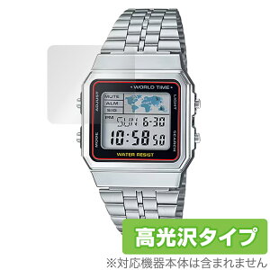 CASIO STANDARD A500WA / A500WGA �ی� �t�B���� OverLay Brilliant for �J�V�I ���v �X�^���_�[�h �w�䂪���ɂ��� �w��h�~ ������