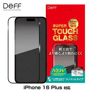 iPhone 16 Plus KXtB SUPER TOUGH GLASS for ACtH[ 16 vX im}bg ˖h~ wh~ Deff 񂽂\tc[t