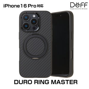 iPhone16Pro DURO RING MASTER for iPhone 16 Pro(}bgubN) 360x] MagSafeO X^h tBK[O @\nCubhP[X Deff fB[t
