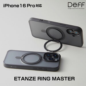 iPhone16Pro ETANZE RING MASTER for iPhone 16 Pro(ubN) 360x] MagSafeO X^h tBK[O @\nCubhP[X Deff fB[t