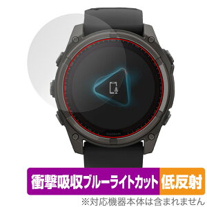 GARMIN fenix 8 Sapphire Dual Power 51mm �ی�t�B���� OverLay Absorber �ᔽ�� for �K�[�~�� GPS�E�H�b�` �Ռ��z�� �u���[���C�g�J�b�g