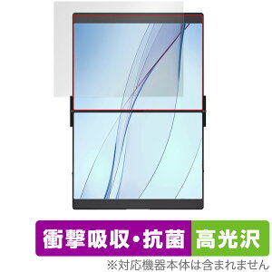 JSAUX FlipGo 13.5�C���` �f���A���|�[�^�u�����j�^�[ �^�b�`�X�N���[�����f�� ���ʗp �ی�t�B���� OverLay Absorber ������ �Ռ��z��