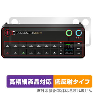 RODECaster Video 本体用 保護フィルム OverLay Plus Lite ロードキャスター ビデオ 高精細液晶対応 アンチグレア 反射防止 指紋防止