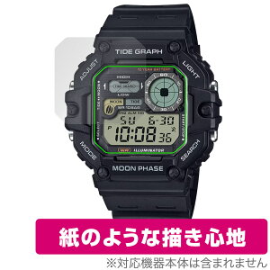 CASIO Collection SPORTS WS-1700H �ی�t�B���� OverLay Paper for �J�V�I �R���N�V���� �X�|�[�c ���������� ���̂悤�ȕ`���S�n