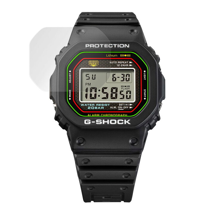 楽天市場】CASIO G-SHOCK DW-5000R-1AJF 保護 フィルム OverLay Plus 
