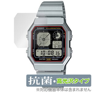 CASIO CLASSIC CASIO A130WE �V���[�Y �ی� �t�B���� OverLay �R�� Brilliant for �J�V�I �N���V�b�N Hydro Ag+ �R�� �R�E�C���X ������
