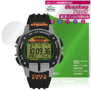TIMEX Ironman Flix 100 �ی� �t�B���� OverLay Paper for �^�C���b�N�X �A�C�A���}�� �t���b�N�X ���������� ���̂悤�ȕ`���S�n