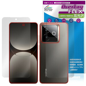 realme GT7 Pro Racing Edition \ w tB OverLay FLEX  for A~[ W[eB[ ȖʑΉ _f Ռz 