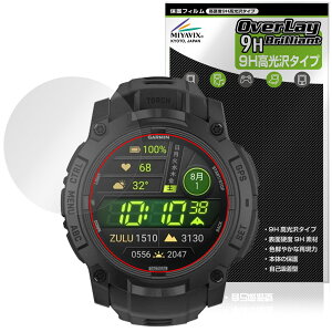 GARMIN Instinct 3 AMOLED Tactical 50mm یtB OverLay 9H Brilliant for K[~ CXeBNg 9H dx  
