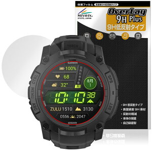 GARMIN Instinct 3 AMOLED Tactical 50mm یtB OverLay 9H Plus for K[~ CXeBNg dx A`OA ˖h~