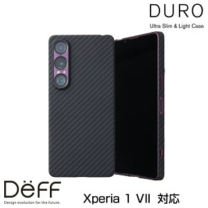 Xperia 1 VII p A~h@ۃP[X Ultra Slim & Light Case DURO for GNXyA  Zu CX[dΉ