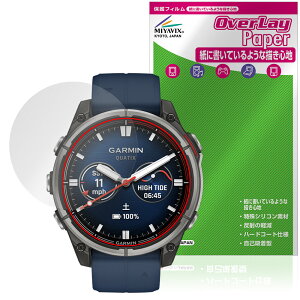 GARMIN quatix 8 AMOLED 47mm �ی� �t�B���� OverLay Paper for �K�[�~�� �N�A�e�B�b�N�X ���������� ���̂悤�ȕ`���S�n