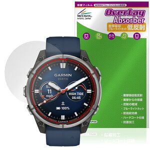 GARMIN quatix 8 AMOLED 47mm �ی� �t�B���� OverLay Absorber �ᔽ�� for �K�[�~�� �N�A�e�B�b�N�X �Ռ��z�� �u���[���C�g�J�b�g �R��