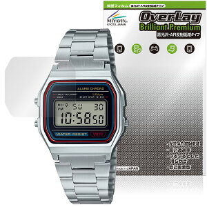 CASIO Collection STANDARD A158W V[Y ی tB OverLay Brilliant Premium for JVI ܂  AR ˒ጸ