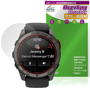 GARMIN fenix 8 Pro MicroLED AMOLED 51mm ی tB OverLay Absorber ᔽ for K[~ tFjbNX Ռz ˖h~ R