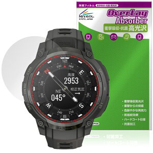 GARMIN Instinct Crossover AMOLED / Tactical یtB OverLay Absorber  for K[~ Ռz  n[hR[g R