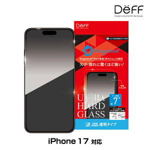 iPhone 17 KXtB ULTRA HARD GLASS for ACtH[ 17 NA  AGC DragonTrail Pro Deff 񂽂\tc[t