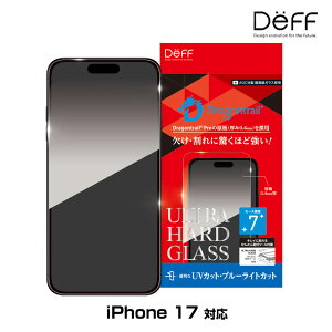 iPhone 17 KXtB ULTRA HARD GLASS for ACtH[ 17 UVJbg+u[CgJbg AGC DragonTrail Pro ̗p Deff