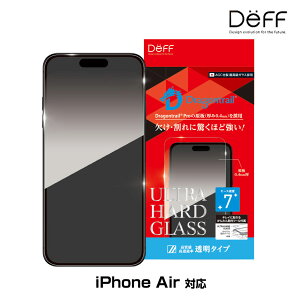 iPhone Air KXtB ULTRA HARD GLASS for ACtH[ GA[ NA AGC DragonTrail Pro ̗p Deff