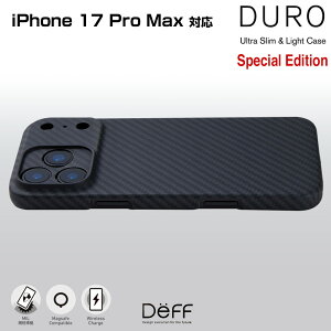 iPhone 17 Pro Max �A���~�h�@�ۃP�[�X DURO Special Edition for �A�C�t�H�[�� �v�� �}�b�N�X ���C�����X�[�d ���y�� �ϏՌ� Deff