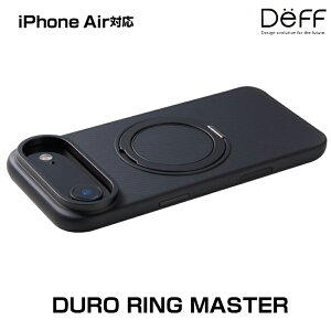 iPhone Air DURO RING MASTER for ACtH[ GA[ (}bgubN) MagSafeO tBK[O nCubhP[X Deff